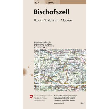 1074 Bischofszell 1:25 000 / Swisstopo