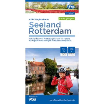 Velokarte Seeland Rotterdam 1:75 000 / ADFC Regionalkarte