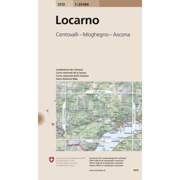 1312 Locarno 1:25 000 / Swisstopo