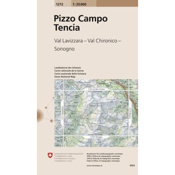 1272 Pizzo Campo Tencia 1:25 000 / Swisstopo