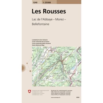 1240 Les Rousses 1:25 000 / Swisstopo