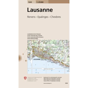 1243 Lausanne 1:25 000 / Swisstopo