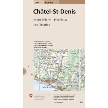 1244 Châtel-St-Denis 1:25 000 / Swisstopo
