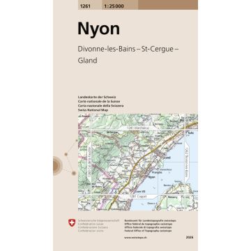 1261 Nyon 1:25 000 / Swisstopo