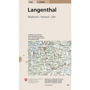 1128 Langenthal 1:25 000 / Swisstopo