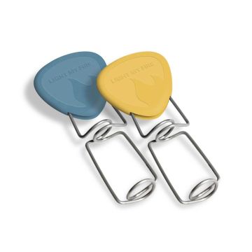 musty yellow / hazy blue