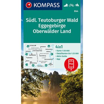 Wanderkarte Kompass 844 Südl. Teutoburger Wald