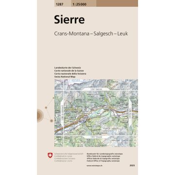 1287 Sierre 1:25 000 / Swisstopo