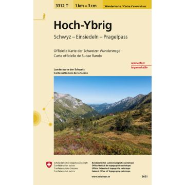 3312 T Hoch-Ybrig Carte d'excursions 1:33 333