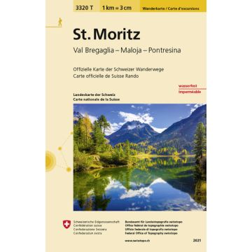 3320 T St.Moritz Carte d'excursions 1:33 333