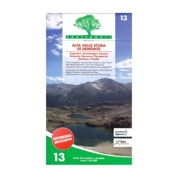 Carte de randonnée Alta Valle Stura di Demonte 1: 25 000 / Fraternali Nr. 13