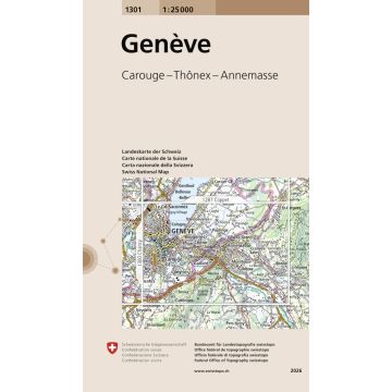 1301 Genève 1:25 000 / Swisstopo