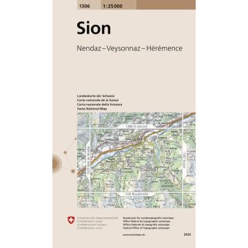 1306 Sion 1:25 000 / Swisstopo