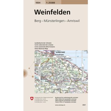 1054 Weinfelden 1:25 000 / Swisstopo