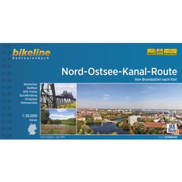 Veloführer Nord Ostsee Kanal Route Bikeline / Esterbauer
