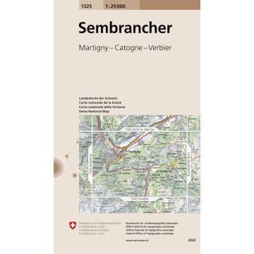 1325 Sembrancher 1:25 000 / Swisstopo