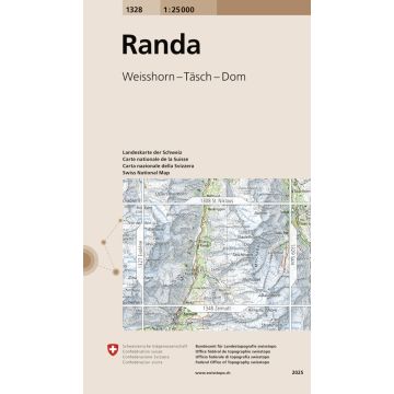 1328 Randa 1:25 000 / Swisstopo