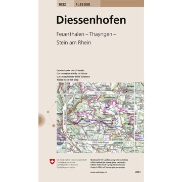 1032 Diessenhofen 1:25 000 / Swisstopo