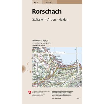1075 Rorschach 1:25 000 / Swisstopo