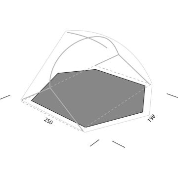 Zeltboden/-unterlage Exped Lyra III Footprint