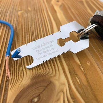 Schlüsselanhänger Swiss Adv CRONO KEY Multi Tool
