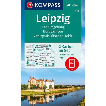 Wanderkarte Kompass 459 Leipzig und Umgebung