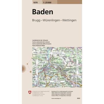 1070 Baden 1:25 000 / Swisstopo