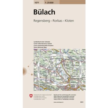 1071 Bülach 1:25 000 / Swisstopo