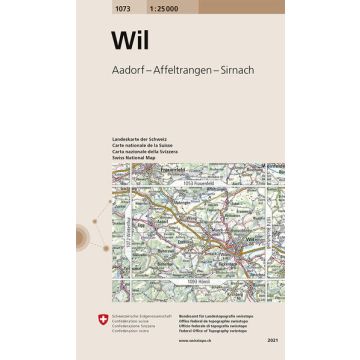1073 Wil 1:25 000 / Swisstopo