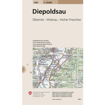 1096 Diepoldsau 1:25 000 / Swisstopo