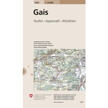 1095 Gais 1:25 000 / Swisstopo