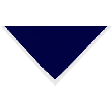 Foulard marine bord blanc 2 cm