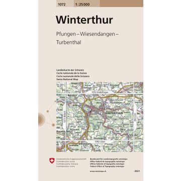 1072 Winterthur 1:25 000 / Swisstopo