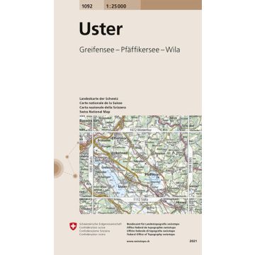1092 Uster 1:25 000 / Swisstopo