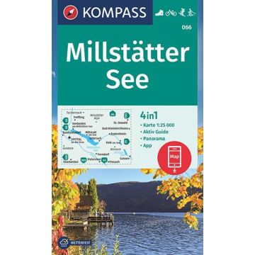 Wanderkarte Kompass 066 Millstätter See 1:25 000