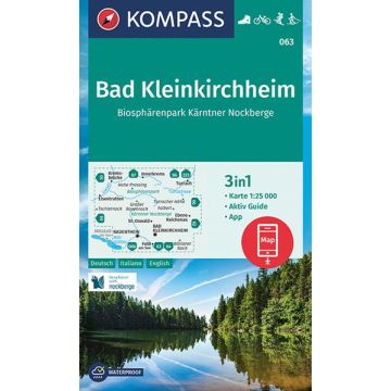 Wanderkarte Kompass 063 Bad Kleinkirchheim