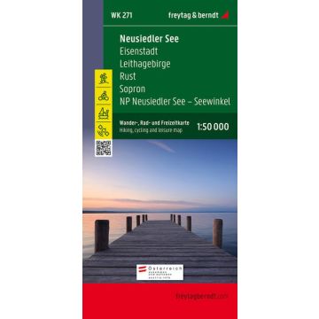 Carte de randonnée Neusiedler See 1:50 000 / Freytag & Berndt