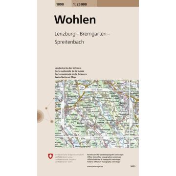 1090 Wohlen 1:25 000 / Swisstopo