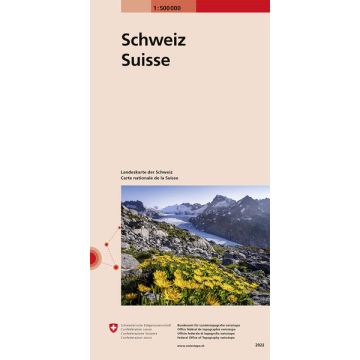 Topographische Karte Schweiz 1:500 000 / Swisstopo