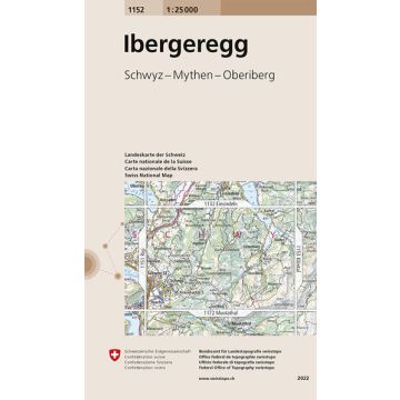 1152 Ibergeregg 1:25 000 / Swisstopo