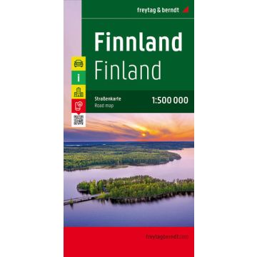 Carte routière Finlande 1:500 000 / Freytag & Berndt