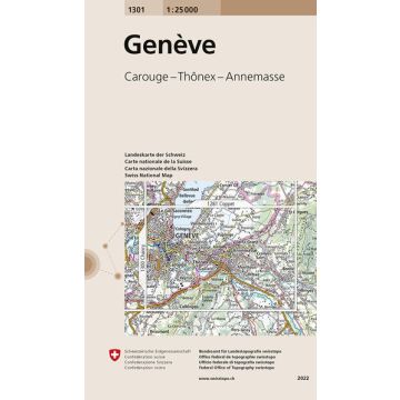 1301 Genève 1:25 000 / Swisstopo