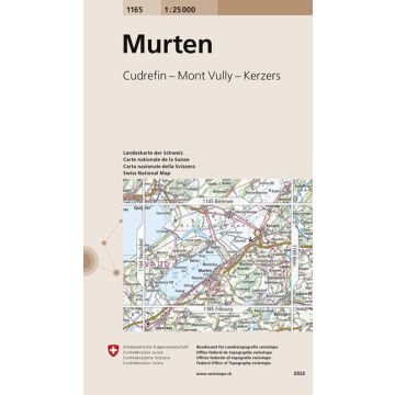 1165 Murten 1:25 000 / Swisstopo