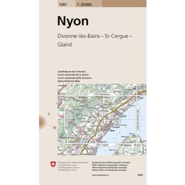 1261 Nyon 1:25 000 / Swisstopo
