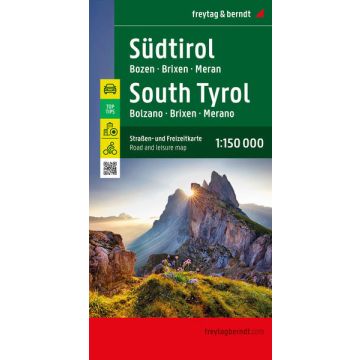 Carte routière Tyrol du Sud 1:150 000 / Freytag & Berndt