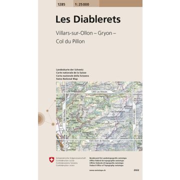 1285 Les Diablerets 1:25 000 / Swisstopo