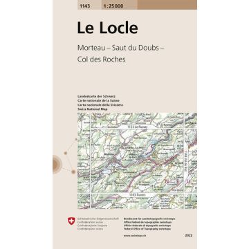1143 Le Locle 1:25 000 / Swisstopo