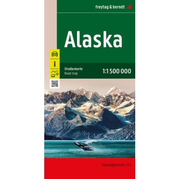 Strassenkarte Alaska 1: 1 500 000 / Freytag & Berndt