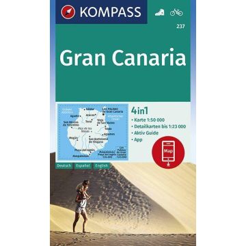 Wanderkarte Kompass 237 Gran Canaria 1: 50 000