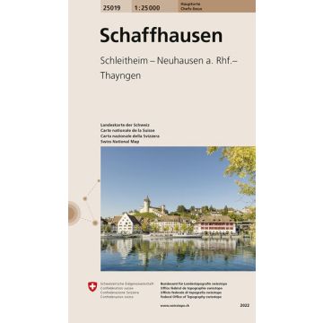 25019 Schaffhausen 1:25 000 / Swisstopo (Hauptorte)